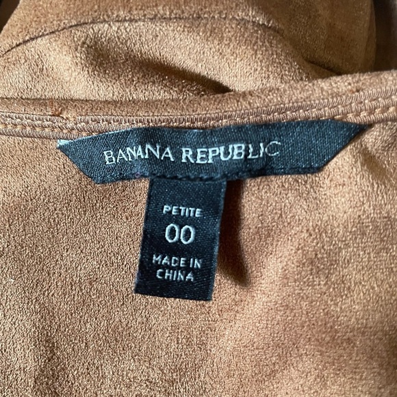 Banana Republic vegan suede wrap dress - Picture 5 of 7
